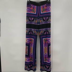 Eva Varro Med Reversible Stretchy Wide Leg Pants Good condition.